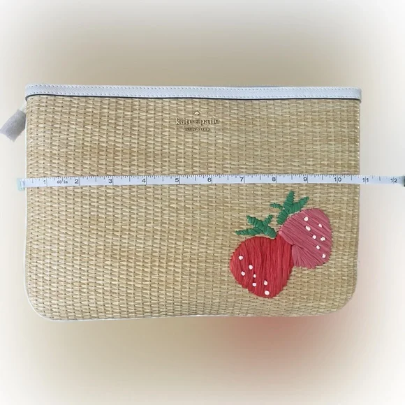 NWT ♠️ Kate Spade ♠️ Picnic In The Park Large Zip Pouch - Picture 3 of 6